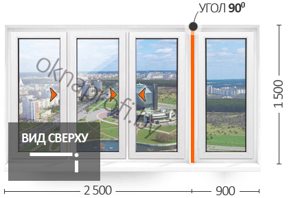 Цена балкона под ключ в Минске